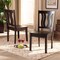 Baxton Studio Fenton Modern and Contemporary Transitional Dark Brown Finished Wood 2-Piece Dining Chair Set 177-11377-Zoro - alternate 2